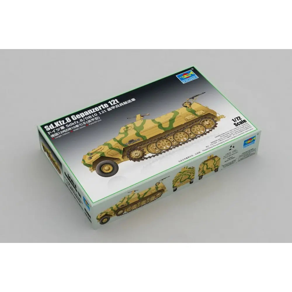 Trumpeter 1/72 Sd.Kfz.8 Gepanzerte 12t Plastic Model Kit Trumpeter