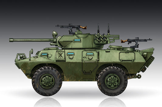 Trumpeter 1/72 LAV-150 APC 90mm Mecar Gun Plastic Model Kit Trumpeter