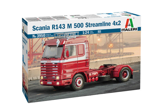 Italeri 1/24 Scania R143 M 500 Streamline 4x2 Truck Plastic Model Kit Italeri