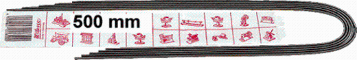 Wilesco Z 827 Flex. belts 500 mm, diam. 2,5 mm, 5 pc. Wilesco