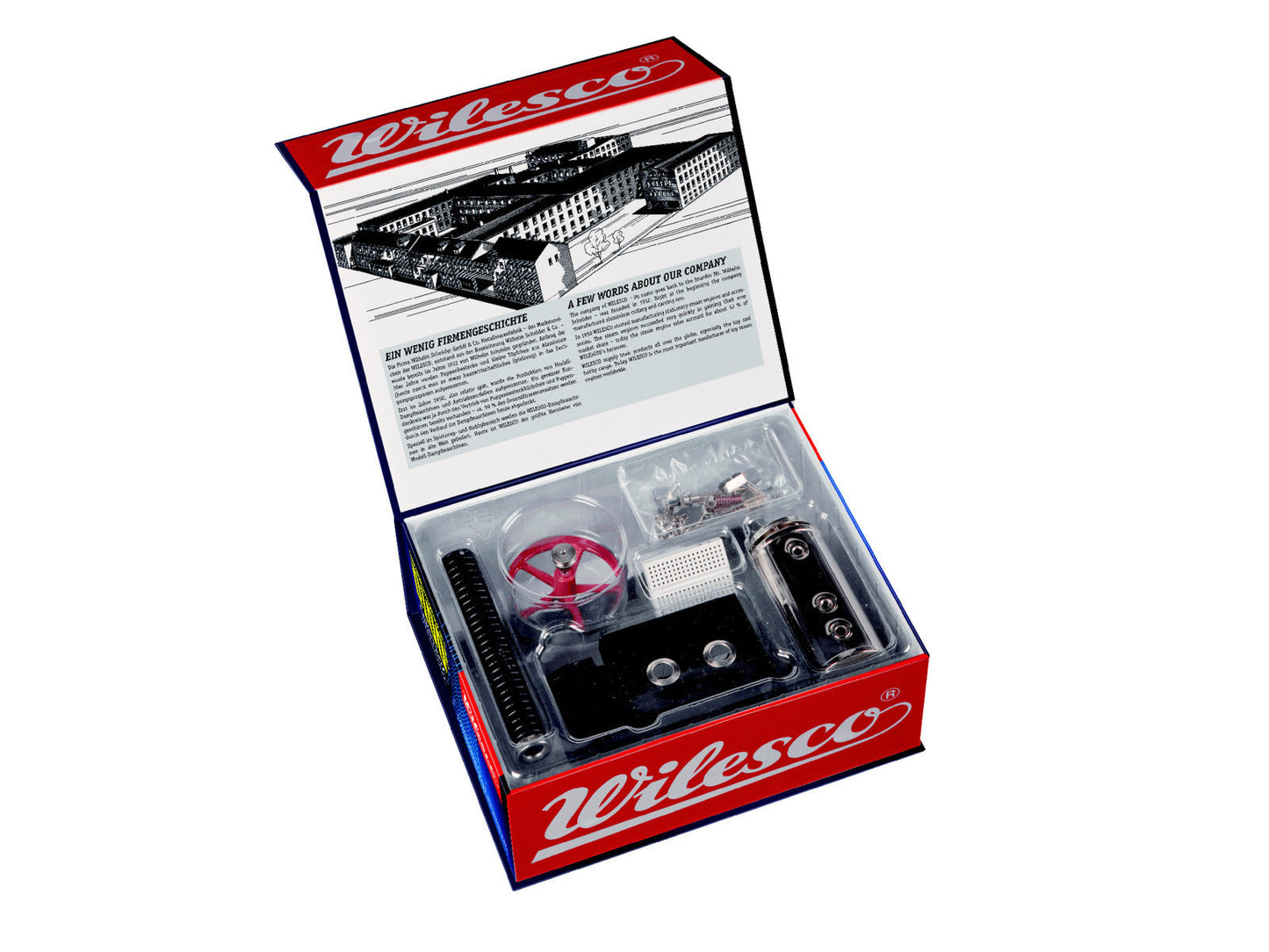Wilesco D 100E Experimental kit with steam engine Wilesco