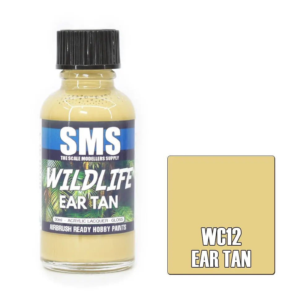 SMS Wildlife Colour EAR TAN 30ml The Scale Modellers Supply