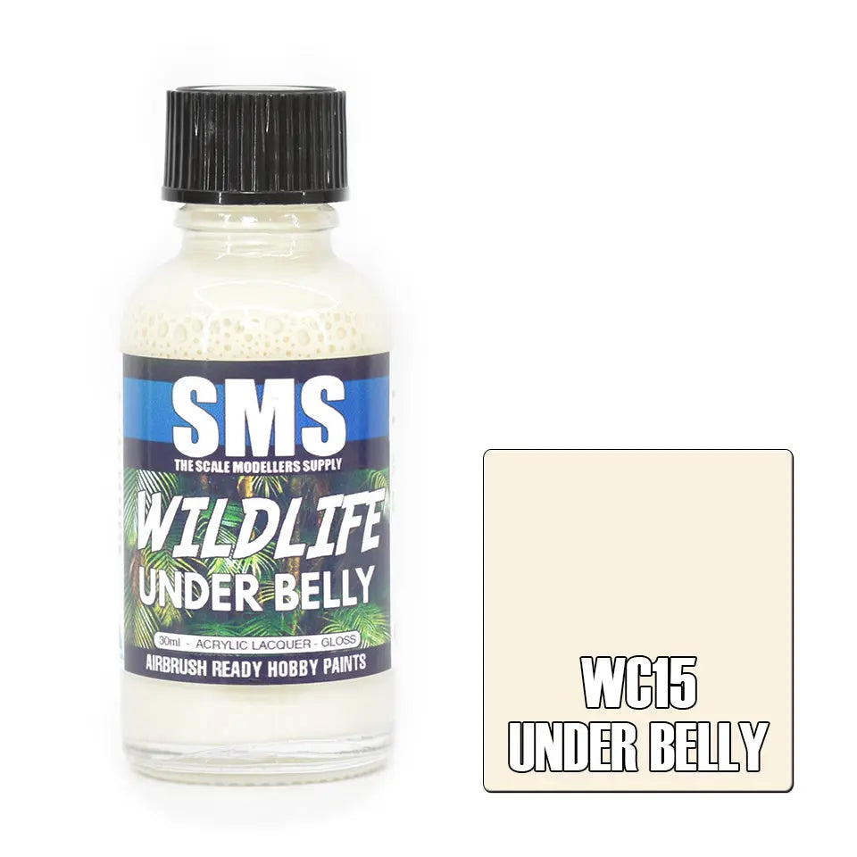 SMS Wildlife Colour UNDER BELLY 30ml The Scale Modellers Supply
