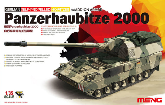 Meng 1/35 Panzerhaubitze 2000 Self-Propelled Howirzer w/ Add-on Armour Plastic Model Kit