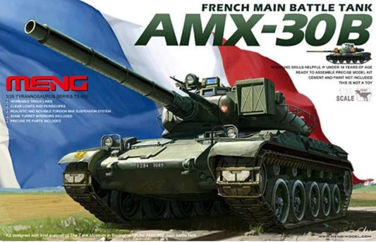 Meng 1/35 French Main Battle Tank AMX-30B Plastic Model Kit