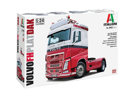 Italeri 1/24 Volvo FH Plat Dak Truck Plastic Model Kit Italeri