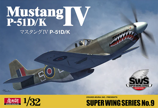 Zoukei Mura 1/32 P-51D/K Mustang IV Plastic Model Kit