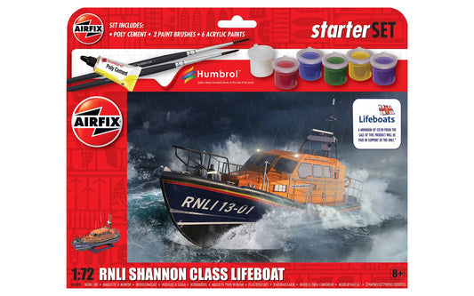Airfix RNLI Shannon Class Lifeboat Plastic Model Kit Airfix