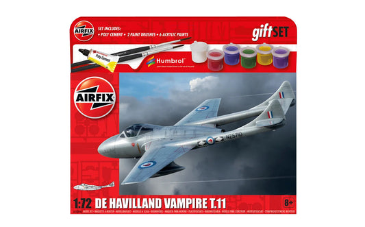 Airfix 1/72 De Havilland Vampire T.11 Gift Set Airfix