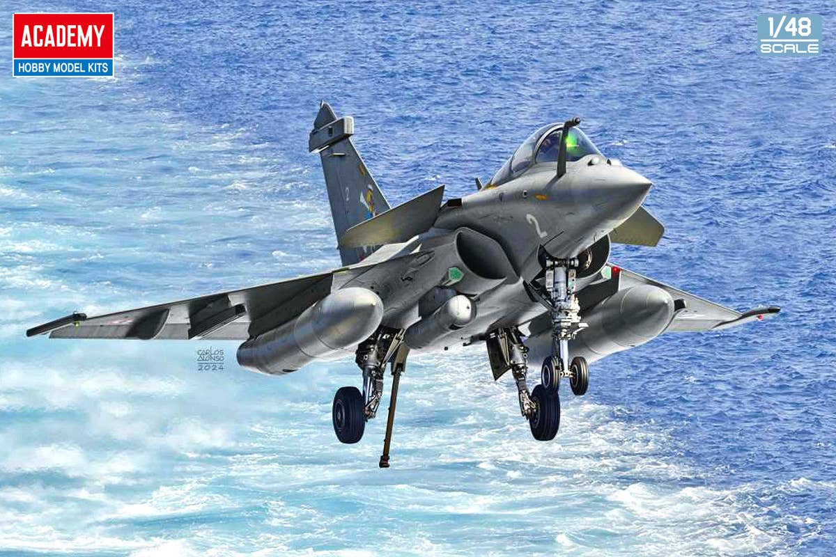 Academy 1/48 1/48 Rafale M "Marine Nationale" Plastic Model Kit Academy