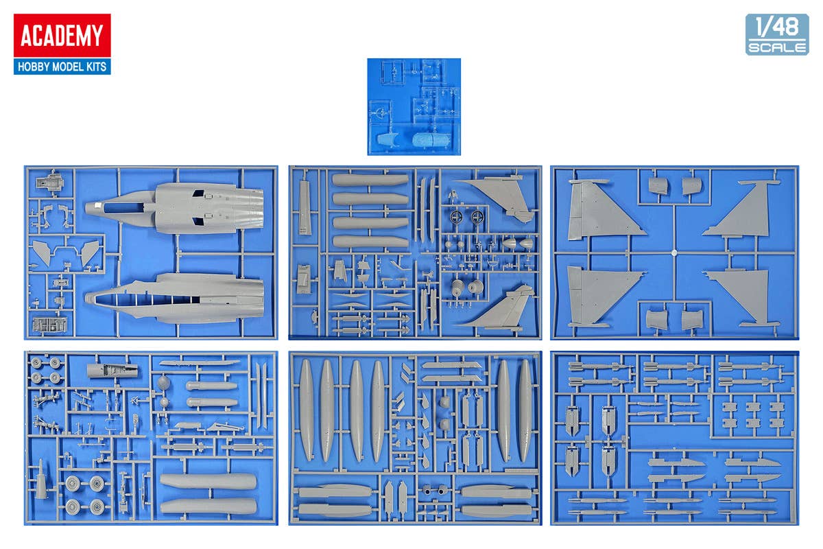 Academy 1/48 1/48 Rafale M "Marine Nationale" Plastic Model Kit Academy