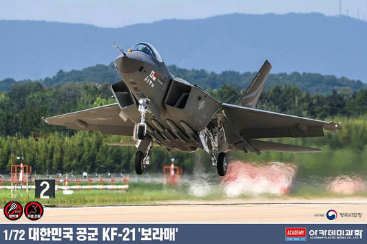 Academy 1/72 ROKAF KF-21 "Boramae" Snap Fit Plastic Model Kit Academy