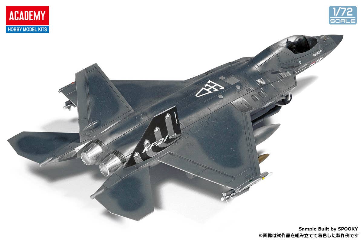 Academy 1/72 ROKAF KF-21 "Boramae" Snap Fit Plastic Model Kit Academy