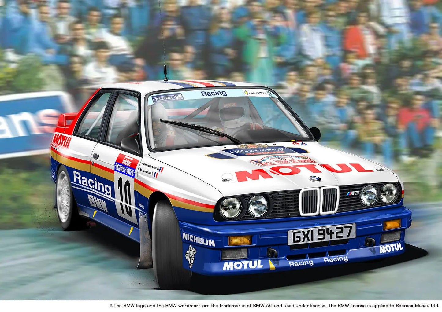 Beemax 1/24 BMW M3 Tour de Corse '87 Winner Plastic Model Kit