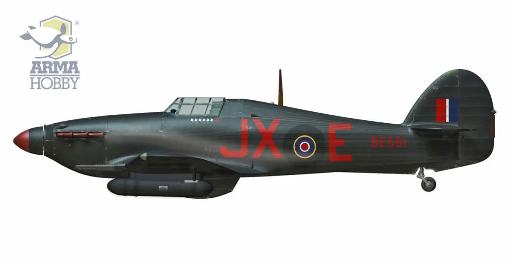 Arma Hobby 1:48 Hawker Hurricane Mk.IIc Plastic Model Kit Arma Hobby