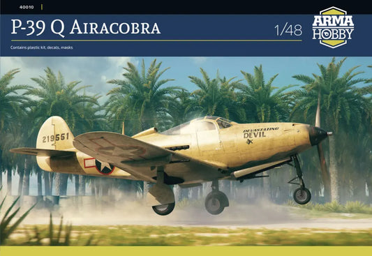 Arma Hobby 1:48 P-39 Q Airacobra Plastic Model Kit Arma Hobby
