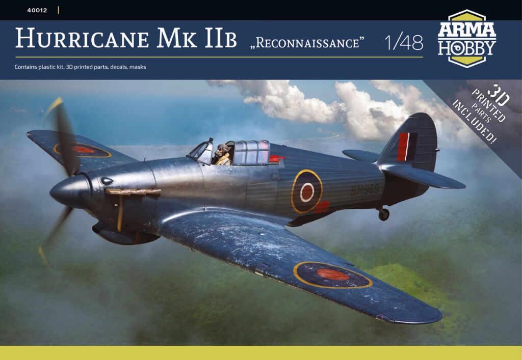 Arma Hobby 1/48 Hurricane Mk IIb Reconnaissance Plastic Model Kit