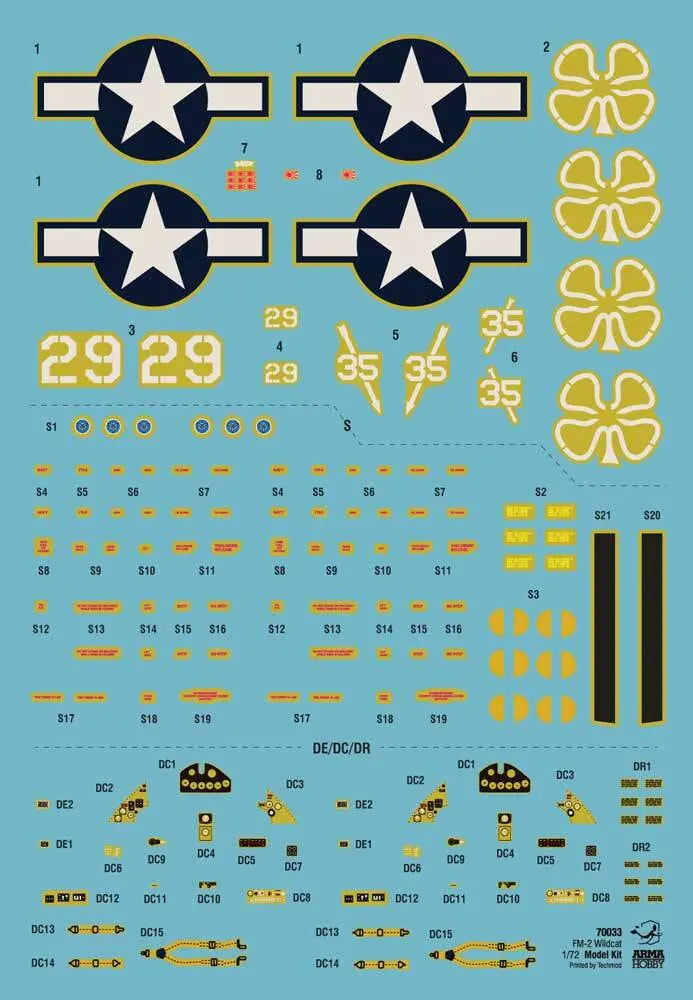 Arma Hobby 1:72 FM-2 Wildcat Plastic Model Kit Arma Hobby