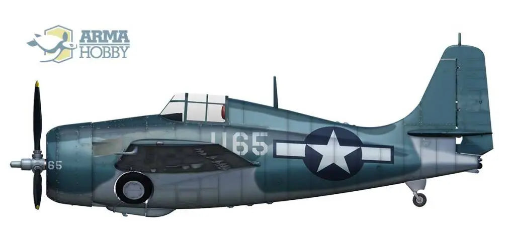 Arma Hobby 1:72 FM-2 Wildcat "Training Cats" Limited Edition Plastic Model Kit Arma Hobby