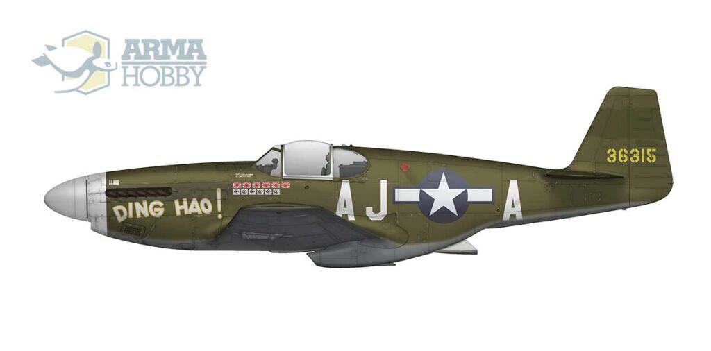 Arma Hobby 1/72 P-51 B/C Mustang Expert Set