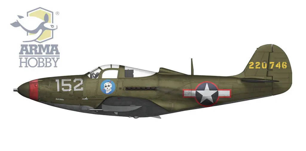 Arma Hobby 1:72 P-39Q Airacobra Plastic Model Kit Arma Hobby