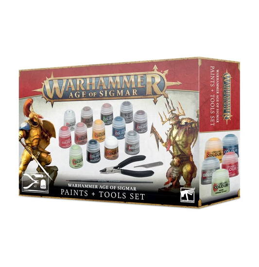 Warhammer Age of Sigmar: Paint Set + Tool Set