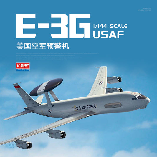 Academy 1/144 USAF E-3G Sentry "AEW&C" Plastic Model Kit