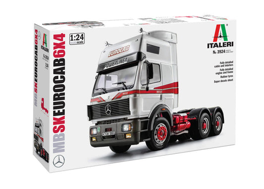 Italeri 1/24 MERCEDES-BENZ SK EUROCAB 6x4 Plastic Model Kit Italeri