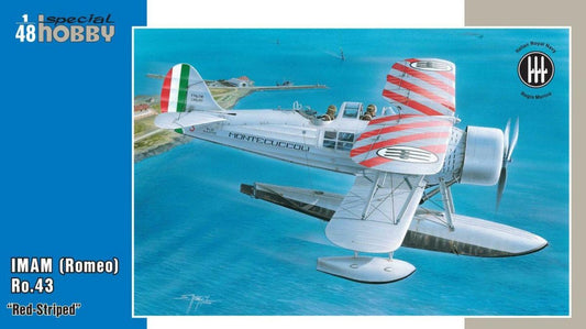 Special Hobby 1/48 IMAM (Romeo) Ro.43 "Red Striped" Plastic Model Kit Special Hobby