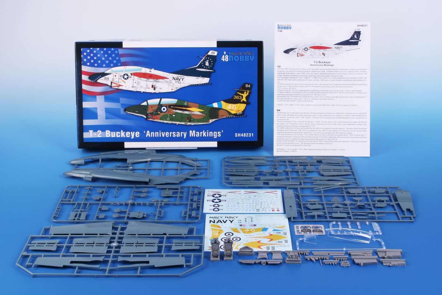 Special Hobby 1/48 T-2 Buckeye 'Anniversary Markings' Plastic Model Kit Special Hobby