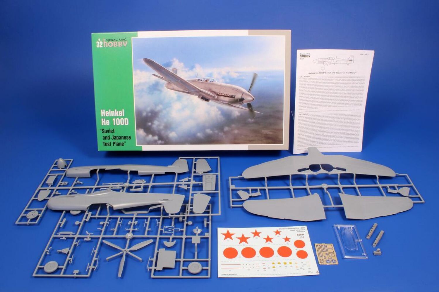 Special Hobby 1/32 Heinkel He 100D "Soviet and Japanese Test Plane" Plastic Model Kit Special Hobby