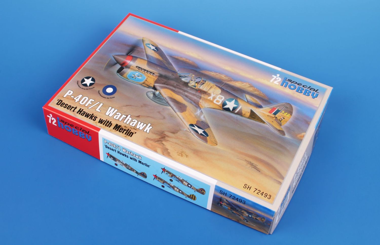 Special Hobby 1/72 P-40F/L Warhawk 'Desert Hawks with Merlin' Plastic Model Kit Special Hobby