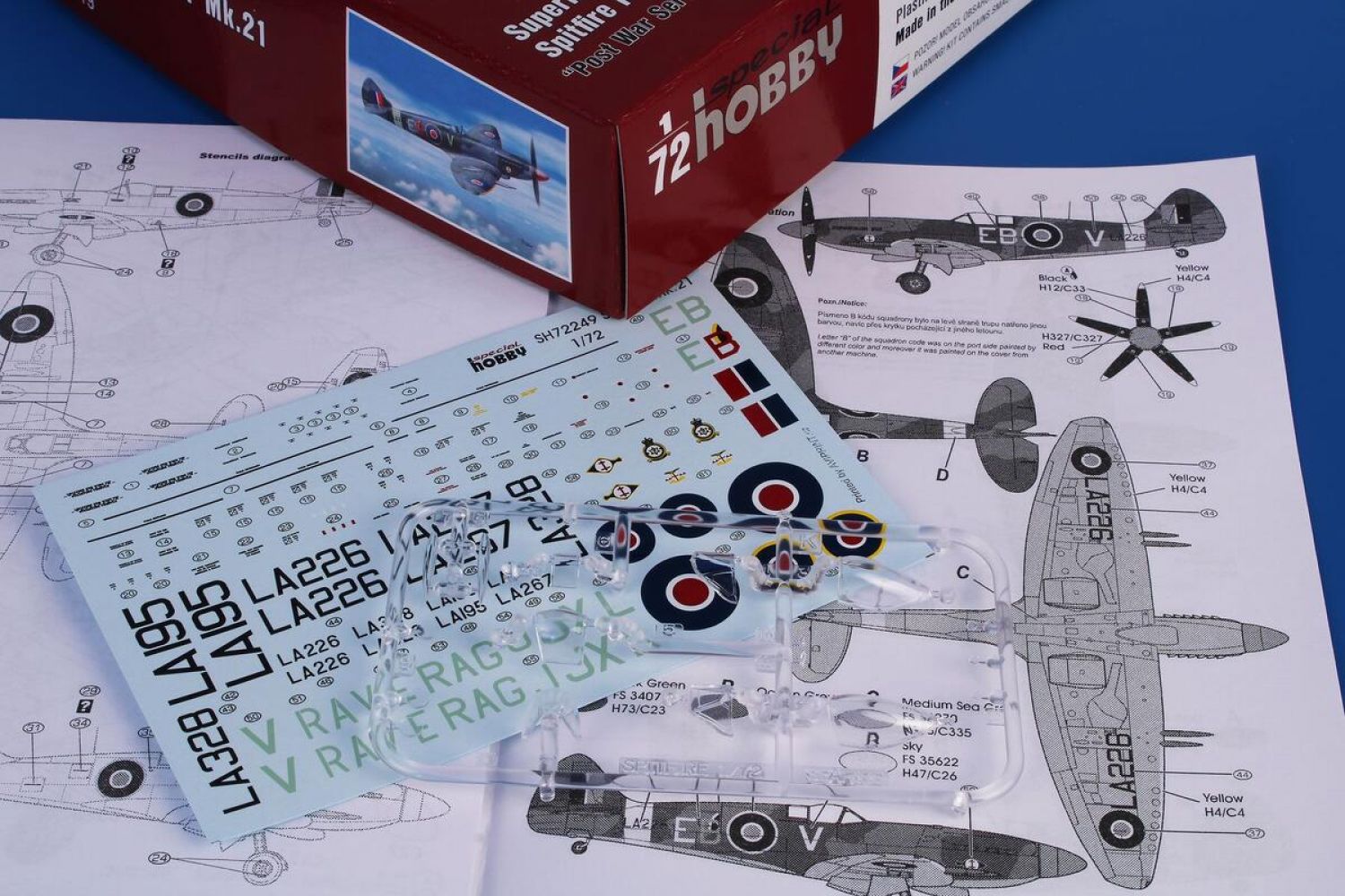 Special Hobby 1/72 Spitfire F Mk.21 "Post War Service" Plastic Model Kit Special Hobby