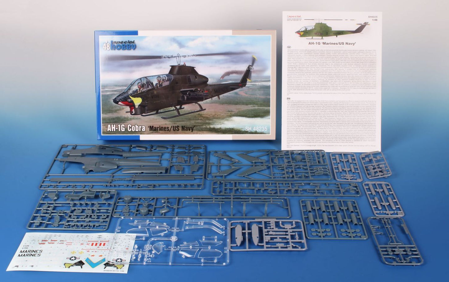 Special Hobby 1/48 AH-1G Cobra 'Marines/US Navy' Plastic Model Kit Special Hobby