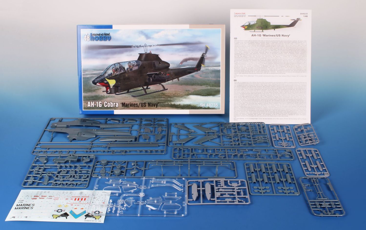 Special Hobby 1/48 AH-1G Cobra 'Marines/US Navy' Plastic Model Kit Special Hobby