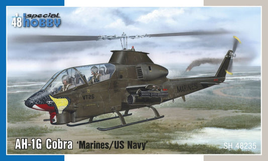 Special Hobby 1/48 AH-1G Cobra 'Marines/US Navy' Plastic Model Kit Special Hobby