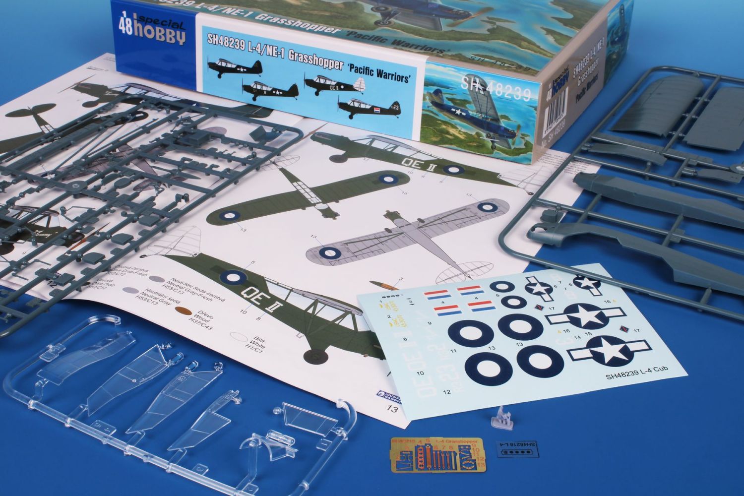 Special Hobby 1/48 L-4/NE-1 Grasshopper 'Pacific Warriors' Plastic Model Kit Special Hobby