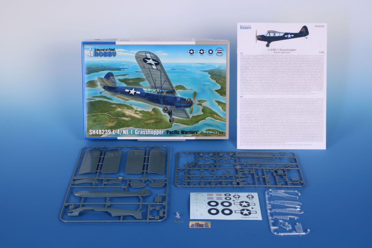 Special Hobby 1/48 L-4/NE-1 Grasshopper 'Pacific Warriors' Plastic Model Kit Special Hobby