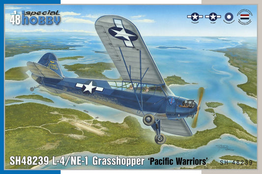 Special Hobby 1/48 L-4/NE-1 Grasshopper 'Pacific Warriors' Plastic Model Kit Special Hobby