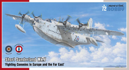 Special Hobby 1/72 Short Sunderland Mk.V 'Fighting Commies in Europe and the Far East' Plastic Model Kit Special Hobby
