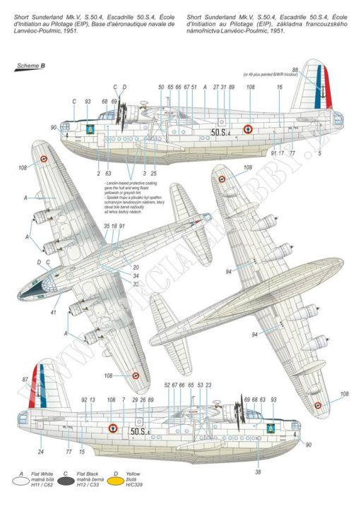 Special Hobby 1/72 Short Sunderland Mk.V 'Fighting Commies in Europe and the Far East' Plastic Model Kit Special Hobby