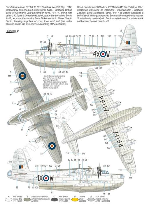 Special Hobby 1/72 Short Sunderland Mk.V 'Fighting Commies in Europe and the Far East' Plastic Model Kit Special Hobby