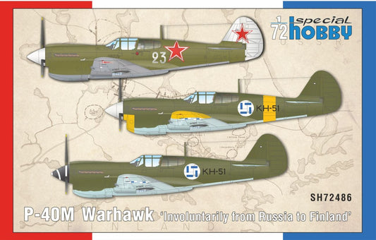 Special Hobby 1/72 P-40M Warhawk 'Involuntarily from Russia to Finland' Plastic Model Kit Special Hobby