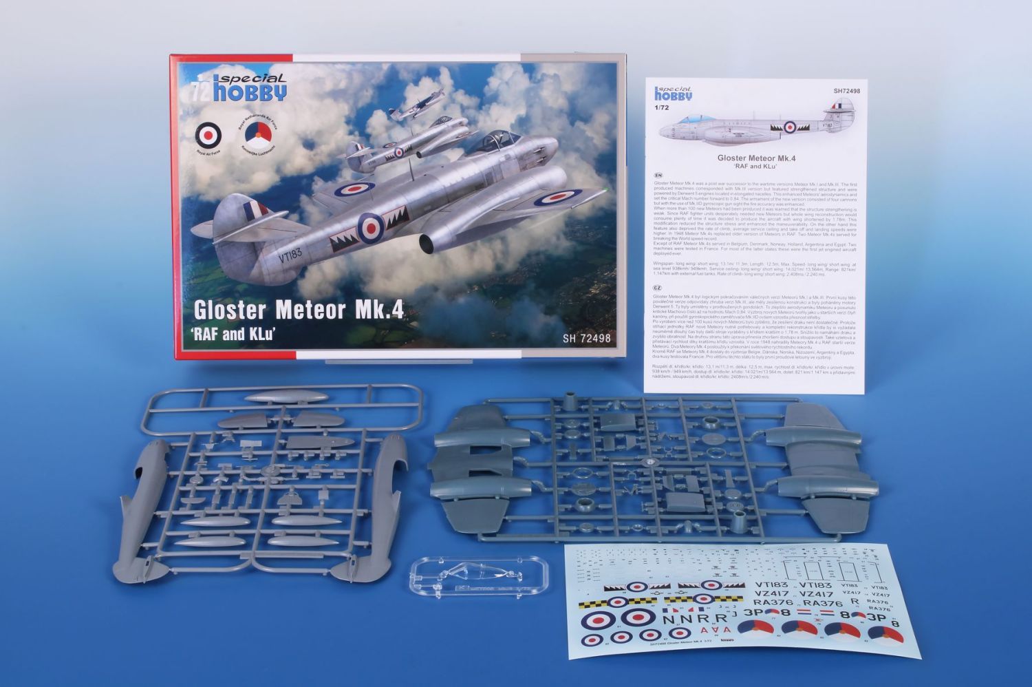 Special Hobby 1/72 Gloster Meteor Mk.4 Plastic Model Kit Special Hobby