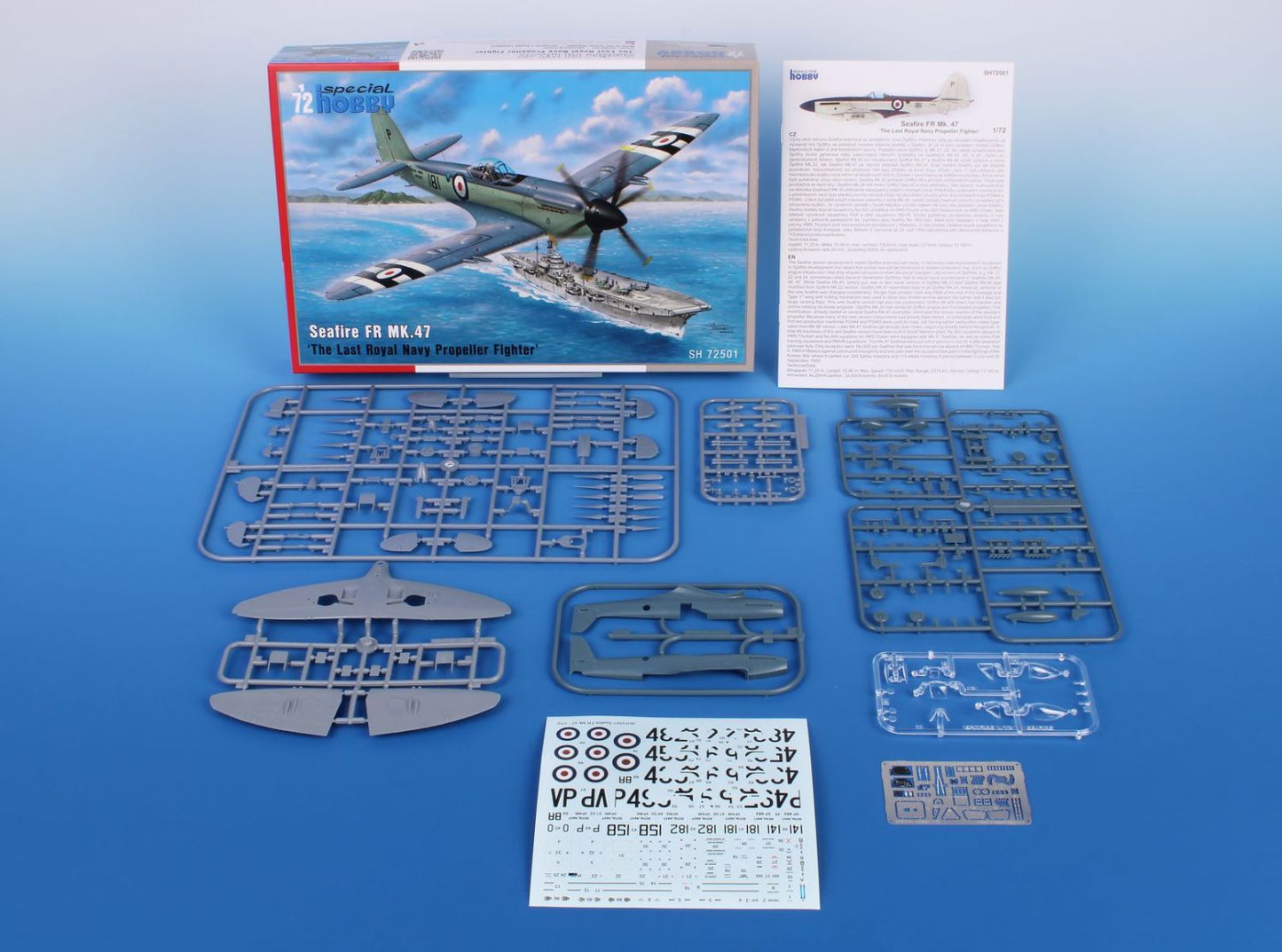 Special Hobby 1/72 Seafire FR MK.47 'The Last Royal Navy Propeller Fighter' Plastic Model Kit Special Hobby