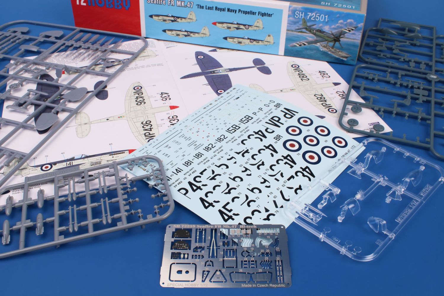 Special Hobby 1/72 Seafire FR MK.47 'The Last Royal Navy Propeller Fighter' Plastic Model Kit Special Hobby