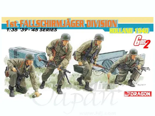 Dragon 1/35 1st Fallschirmjager Division (Holland 1940) Plastic Model Kit Dragon