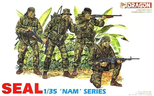 Dragon 1/35 Seal Team Plastic Model Kit Dragon