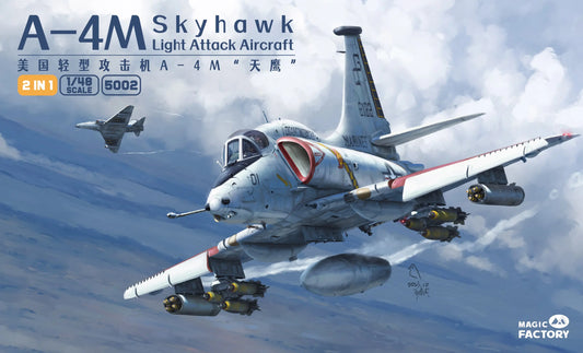 Magic Factory 1/48 A-4M Skyhawk Light Attack Aircraft Plastic Model Kit Magic Factory