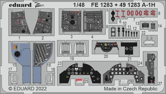 Eduard 1/48 A-1H Skyraider Photo etched parts Eduard